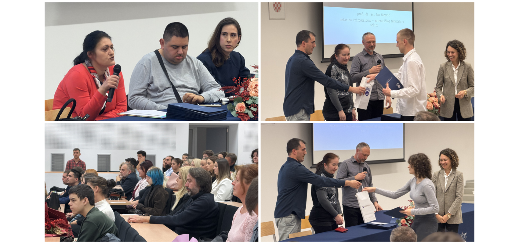 Studenti PMF-a nagrađeni Dekanovom nagradom za promicanje inkluzivnog obrazovanja kroz projekt Vršnjačke potpore